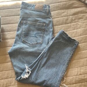 American Eagle Outfitters Distressed Light Blue Jeans